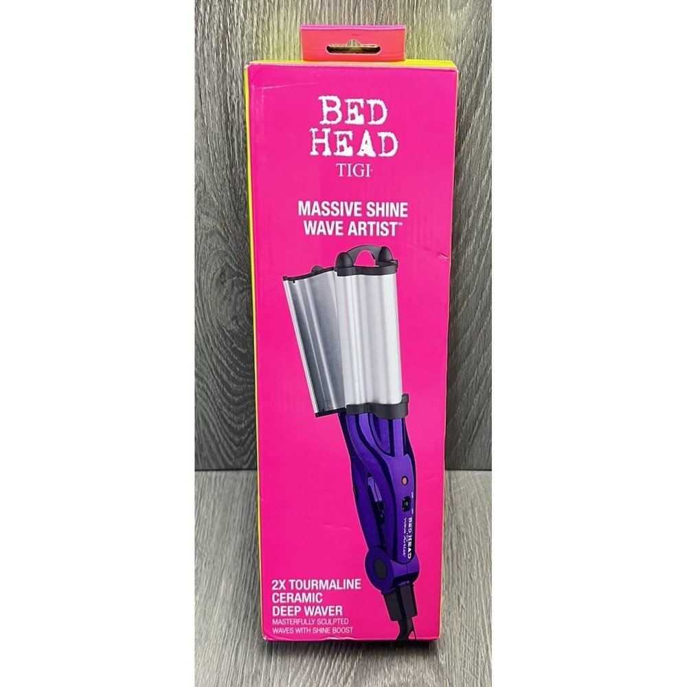 Bed Head TIGI Massive Shine Wave Artist Hair Styling Tool Ceramic Deep Waver